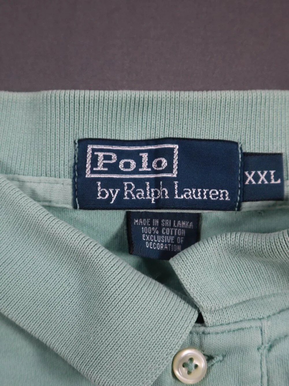 Polo Ralph Lauren Men's Shirt Short-Sleeve XXL Green/Teal